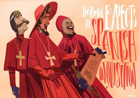 Miki Montlló Spanish Inquisition Aesthetic, The Spanish Inquisition, The Jersey Devil, Spanish Inquisition, Anti Christianity, The Inquisition, Church History, Jersey Devil, Monty Python