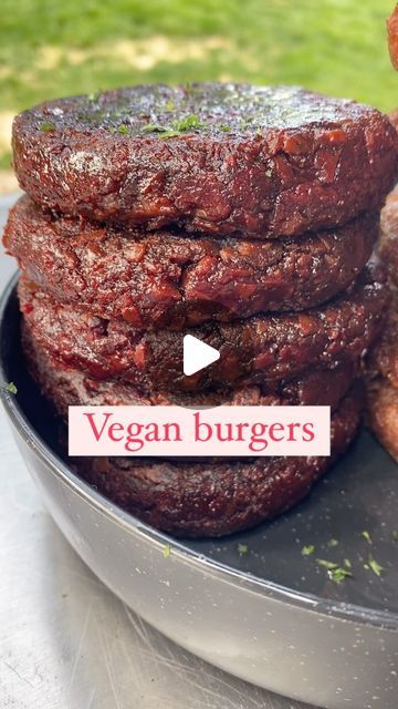 Lentil Burger Recipe, Beef Seasoning, Cooked Lentils, Vegan Burger Recipe, Lentils Beans, Lentil Burgers, Soy Curls, Vegan Beef, Beetroot Powder