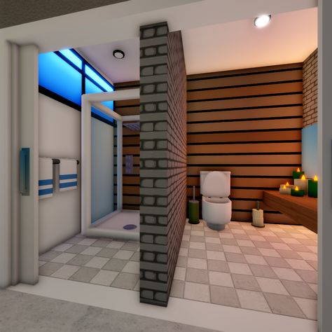 Club Roblox Room Ideas Family Villa, Club Roblox House Ideas Aesthetic, Powder Room Rustic, Club Roblox Room Ideas, Medium Apartment, Club Roblox House Ideas, Roblox Decor, Roblox Room, Roblox Houses