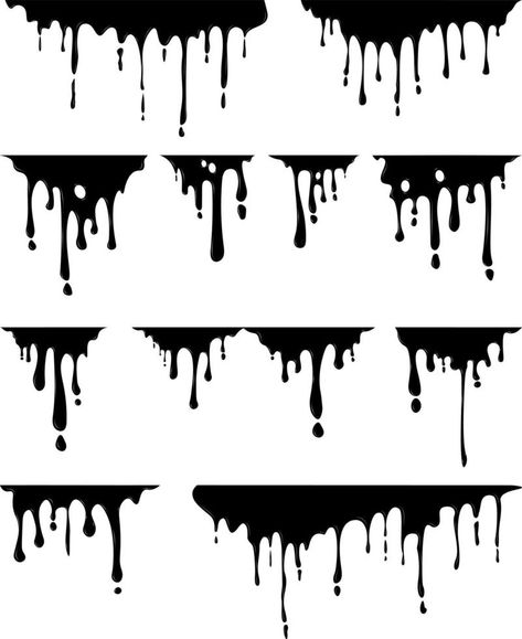 Paint of Drips Drip Graphic Design, Drip Sketch, Drip Stencil, Drip Painting Ideas, Paint Dripping Art, Dripping Tattoo, Spray Paint Drip, Paint Drip Art, Graffiti Dripping