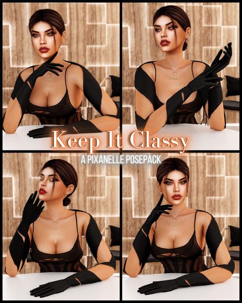 Keep It Classy✨ | Pixanelle on Patreon Sims 4 Photography, Post Poses, Big Steppa, Seated Poses, Sims 4 Couple Poses, Sims Stories, Cheer Poses, Pelo Sims, Sims 4 Gameplay