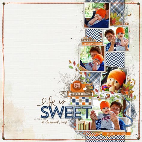 Scrapbook Generation, Scrapbook Design Layout, Scrapbook Challenges, Beautiful Scrapbook Layouts, Scrapbook Pictures, Digital Scrapbooking Ideas, Scrapbook Boys, Life Is Sweet, Scrapbook Layout Sketches