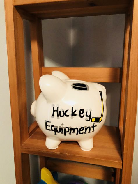 Hockey Themed Nursery, Hockey Baby Shower Ideas, Baby Boy Hockey, Hockey Nursery, Hockey Bedroom, Helena Hunting, Hockey Goals, Hockey Room, Hockey Baby