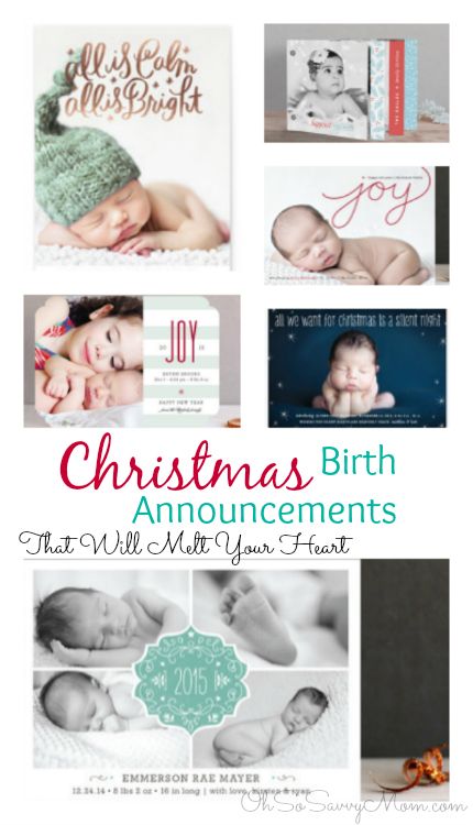 Precious Holiday Birth Announcements from @minted Free Holiday Photo Card Templates, Baby Announcement Christmas Card, Holiday Birth Announcement, Christmas Birth Announcement, Pregnancy Scrapbook, Christmas Card Designs, Christmas Baby Announcement, Invite Design, Birth Announcement Photos