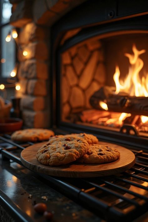 Warm Winter Nights  Freshly Baked Cookies: Cozy Cookie Recipes Cozy Winter Vibes, Baked Cookies, Cookie Gifts, Winter Vibes, Winter Nights, Winter Night, No Bake Cookies, Freshly Baked, Holiday Treats