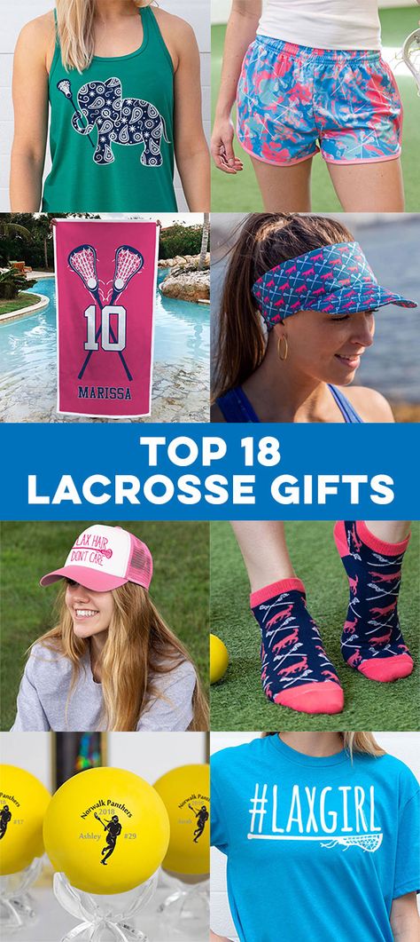 Perfect girls #Lacrosse gift ideas for birthdays, special occasions, and end of season gifts! These products are made-to-order and can be personalized with your Lacrosse team and player's info. Show the #LacrossePlayer in your life how much you appreciate her with a unique gift, products only available at ChalkTalkSPORTS.com (designed and shipped from CT)! Lacrosse Senior Gifts, Lacrosse Cake, End Of Season Gifts, Lacrosse Party, Lax Girls, Hockey Coach Gifts, Lacrosse Goalie, Girls Lacrosse, Unique Gifts For Girls