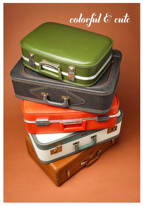 Vintage Luggage by Brian Greathouse (via Modern Kiddo) #luggage #BrianGreathouse Old Suitcases, Antique Trunk, Vintage Suitcases, Vintage Suitcase, Vintage Luggage, Vintage Memory, Love Ya, Suitcases, Back In The Day