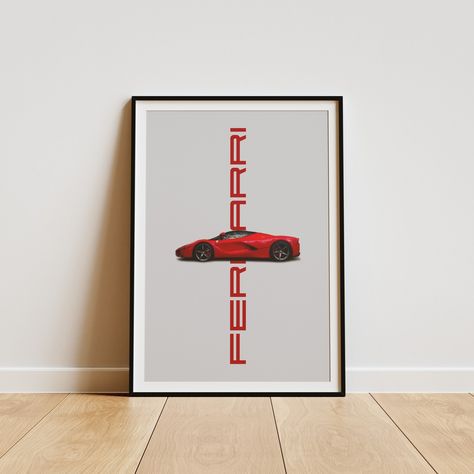 Ferrari LaFerrari Poster #poster #wallart #carposter #ferrari Cars Ideas, Ferrari Poster, Ferrari Laferrari, Car Posters, Poster Poster, Ferrari, Cars, Wall Art, Canvas