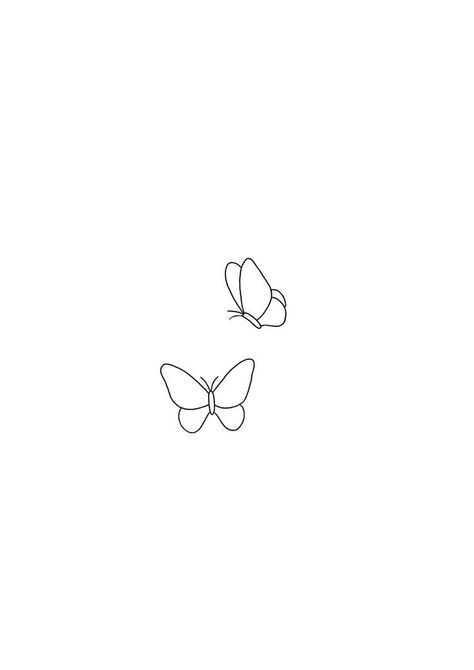 Tiny Tattoos Butterfly, Small One Line Tattoos, Fine Line Tattoo Butterfly, Small Tattoo Butterfly, Minimalist Line Tattoo, Little Butterfly Tattoo, Create Tattoo, Cute Simple Tattoos, Zestaw Ikon