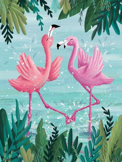 Advocate-Art | London - Marbella - New York Happy Fathers Day Cards, Water Birthday, Childrens Book Illustrations, Let's Flamingle, Birthday 2023, Flamingo Love, Beautiful Birthday Cards, Bird Illustrations, Flamingo Birthday