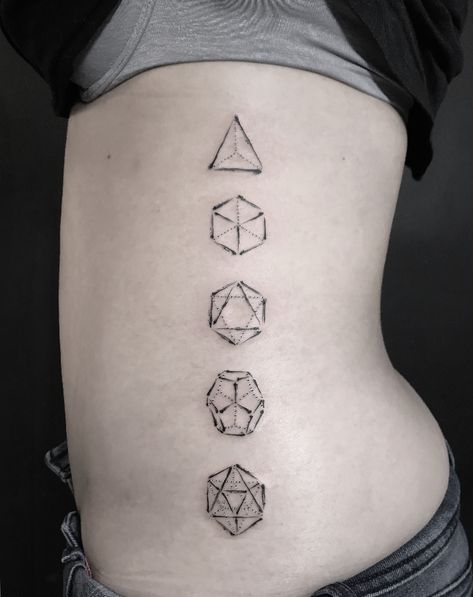 Platonic solid #platonicsolid #tattoo #geometric #geometrictattoo Platonic Solid, I Tattoo, Geometric Tattoo, Tattoo Ideas, Tattoos