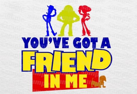 You've Got A Friend In Me Family Time Quotes, Library Decorations, Toy Story Party Decorations, Woody And Jessie, Youth Conference, Family Quotes Funny, Vinyl Creations, Story Birthday, Toy Story Birthday Party