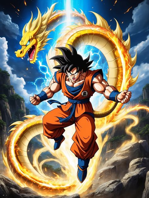 Images Of Goku, Dragon Ball Z Wallpaper, Goku Images, Dragon Ballz Goku, Pokemon Ash And Misty, Snoopy Happy Dance, Image Dbz, Cute Easy Doodles, Dragon Ball Painting