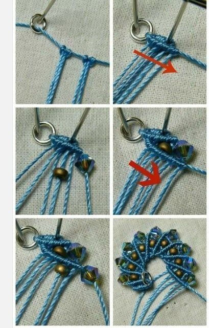 Macrame Earrings Tutorial, Diy Macrame Earrings, Micro Macrame Tutorial, Macrame Jewelry Tutorial, Tutorial Macramé, Macrame Bracelet Tutorial, Macrame Knots Tutorial, Macrame Bracelet Patterns, Macrame Knots Pattern