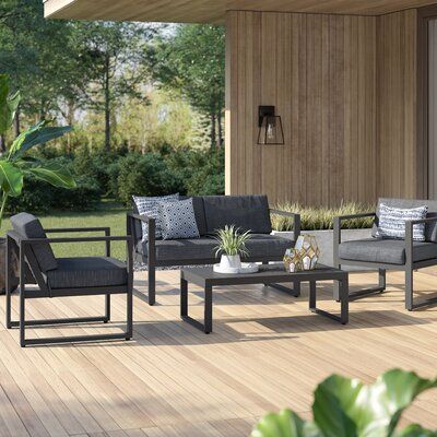 3 Piece Sofa, Sofa Seating, Rattan Sofa, Outdoor Products, Patio Sofa, Conversation Set Patio, Patio Dining Set, Metal Furniture, Patio Furniture Sets