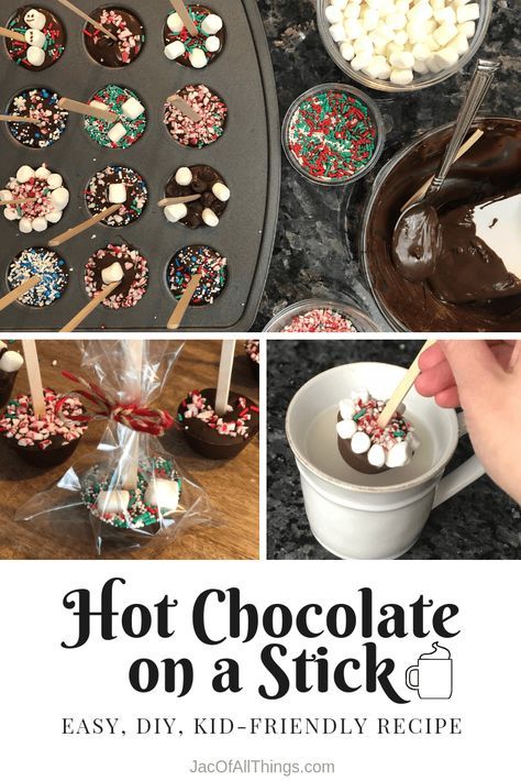 Chocolate Stirrers, Hot Chocolate On A Stick, Joululahjat Diy, Hot Chocolate Stirrers, Kid Friendly Meals Easy, Jul Mad, Budget Friendly Diy, Christmas Hot Chocolate, Diy Holiday Gifts