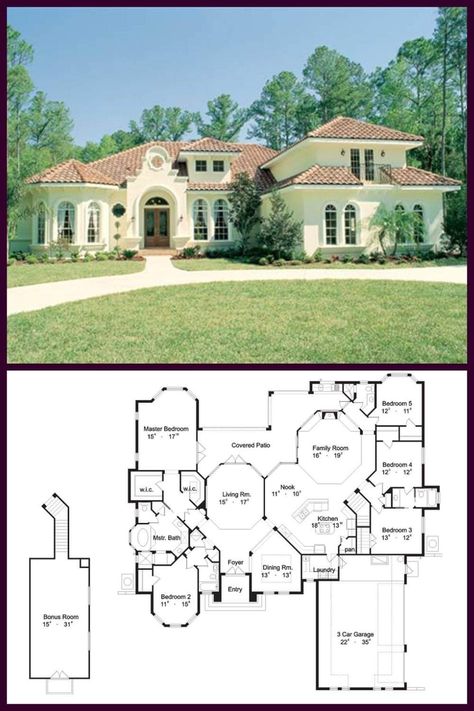 Florida House Plans, House Plans Mansion, Floor Bloxburg, Mansion Floor Plan, Tiny House Layout, Diy House Plans, Bloxburg Room, Villa House, One Story Homes