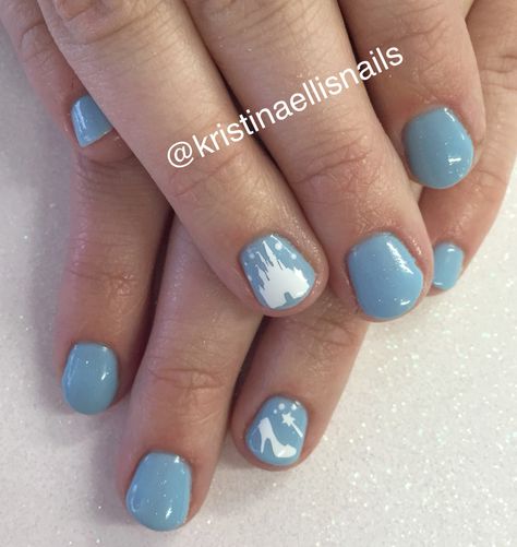 #nails #nailart #naildesign #nailtech #utahnailtech #acrylicnails #lovemyjob #gelpolish #disney #cinderella Cinderella Nails, Disneyland Nails, Cinderella Disney, Disney Cinderella, Nails For Kids, Disney Nails, Summer Ideas, Hair Skin, Nails Nailart