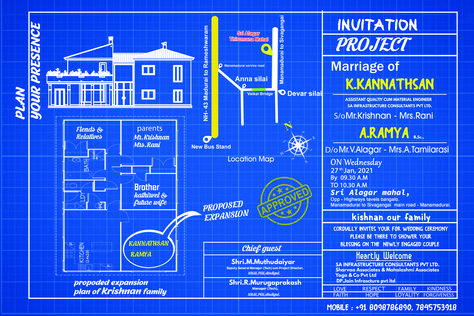 Marriage Invitation, Unique Wedding Cards, Marriage Invitations, Civil Engineer, New Bus, Location Map, Future Wife, Our Wedding Day, Invitation Card