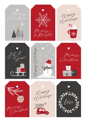 Decorative Stickers, Holiday Gift Tags, Printable Christmas, Christmas Stickers, Packaging Labels, Christmas Gift Tags, Gift Tags, Christmas Gift, Packaging