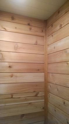 Cedar shiplap walls Cedar Shiplap, Man Cave Shed, Storage Shed Organization, Shiplap Walls, Shed Organization, Entry Wall, Cabin House, Rustic Country Home, Cabin House Plans