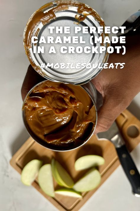 If you have a crockpot and a day to spend making the best and easiest batch of caramel, this recipe is for you. Making caramel can be a nerve wracking experience and this method takes all the stress away leaving you with a perfect batch of caramel to eat with apples, in or on desserts, and any other way you enjoy caramel. Caramel Sweetened Condensed Milk Crockpot, Sweetened Condensed Milk Caramel Crock Pot, Sweetened Condensed Milk Caramel Instant Pot, Carmel From Sweetened Condensed Milk Crockpot, Sweetened Condensed Milk Caramel Stove Top, Carmel From Sweetened Condensed Milk Instant Pot, Crockpot Caramel, Unsweetened Condensed Milk, Making Caramel