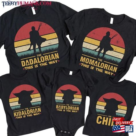 Star Wars Family Shirts Dadalorian Shirt Momalorian Sweatshirt Classic Check more at https://teebyhumans.com/product/star-wars-family-shirts-dadalorian-shirt-momalorian-sweatshirt-classic/ Dadalorian Shirt, Family Shirts, Star Wars, Shower, Stars, Sweatshirts