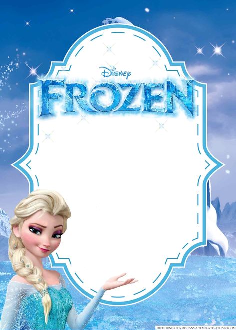 Frozen Baby Shower, Frozen 2 Birthday, Frozen Invitations, Disney Frozen Birthday Party, Free Printable Invitations Templates, Frozen Birthday Invitations, Disney Frozen Birthday, Frozen Themed Birthday Party, Movie Birthday