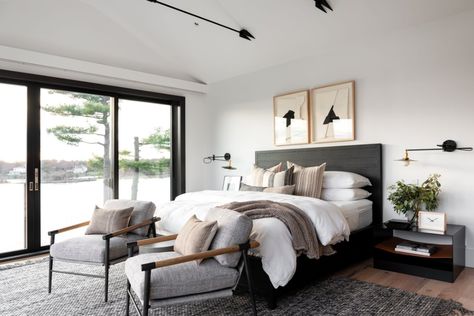 Crestview House, Transitional Office, New York Projects, Rye New York, Mcgee Home, Relaxing Bedroom, Studio Mcgee, Design Del Prodotto, Cozy Bedroom