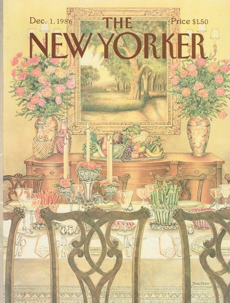 Old Posters, The New Yorker Magazine, New Yorker Magazine, New Yorker Covers, Art Et Illustration, December 1, Art Collage Wall, Art And Illustration, Vintage Magazines