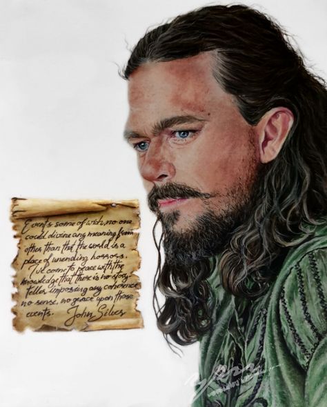 John Silver, Black Sails, Luke Arnold, drawing, pastel pencils, pastel drawing, yvmalou, Yvonne Wegemund John Silver Black Sails, Luke Arnold, Black Sails, Pastel Pencils, Art Projects, Sailing, Pastel, Silver, Black