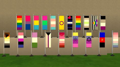 Mod The Sims - 'True Colours' Pride Flags Lesbian Minecraft Banner Tutorial, How To Make Pride Flags In Minecraft, Minecraft Pride Flag Banner, Pride Flag Minecraft Banner Tutorial, Pride Minecraft Builds, Minecraft Pride Banners, Minecraft Banner Patterns, Minecraft Banner, Minecraft Banner Designs