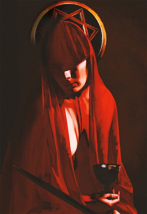 Babalon: The Archetypal Feminine In Thelema Red Priestess, Tarot Interpretation, Babylon The Great, All Godzilla Monsters, Lovecore Aesthetic, High Priestess, Symbolic Representation, The Divine Feminine, Commissioned Artwork