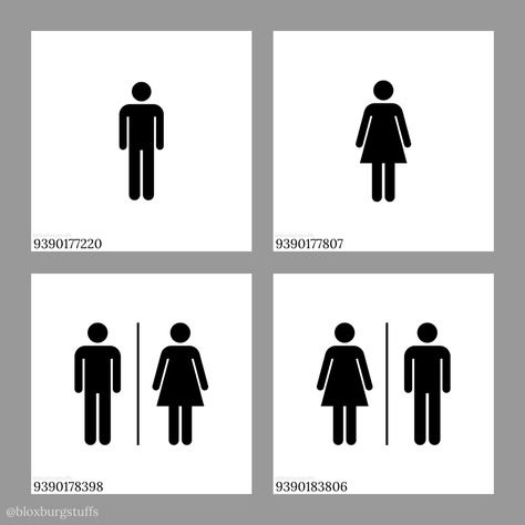 Restroom Codes Bloxburg, Bloxburg Cafe Menus Codes, Bloxburg Restroom Sign Decals, Modern Hotel Decals Bloxburg, Bloxburg Restaurant Sign Decal Codes, Bloxburg Now Hiring Decal Code, Bloxburg Pool Rules Decal, Bloxburg Apartment Name Codes, Bloxburg Club Layout