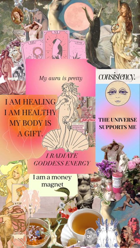 Aphrodite Goddess of Venus Aphrodite Goddess, Aphrodite, A Woman, Tea, Collage