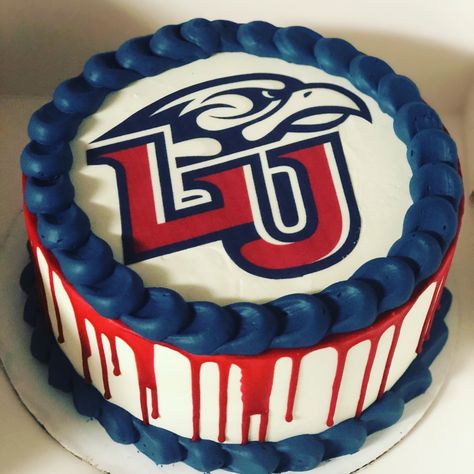 College Acceptance Cake, Liberty University Graduation, Congratulations Cake, Seton Hall University, Furman University, Grad Cake, College Acceptance, University Graduation, Liberty University