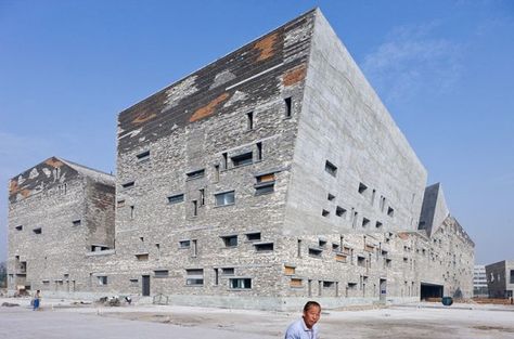 Ningbo Historic Museum / Wang Shu, Amateur Architecture Studio Historic Museum, Wang Shu, Salvador Dali Museum, Pritzker Prize, Cultural Architecture, Architecture Studio, Modern Chinese, Trondheim, Chinese Architecture