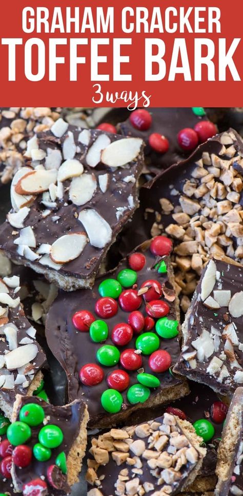 Easy Toffee Recipe, Quick Holiday Treats, Toffee Squares, Graham Cracker Toffee, Desserts Holiday, Easy Toffee, Toffee Bark, Easy Holiday Treats, Cracker Toffee