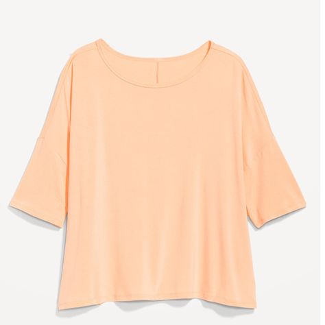 Nwt Old Navy Short-Sleeve Luxe Oversized Cropped T-Shirt Color: Iced Peach Our Luxe T-Shirts Are Softer Than The Rest, With A Draped, Flawless Fit Rib-Knit Crew Neck. Short Drop-Shoulder Sleeves. Center Seam In Back. Cropped Hem. Rayon-Jersey, With Comfortable Stretch. Rayon 95%, Spandex 5% Machine Wash Cold, Tumble Dry Low. Imported. Fit & Sizing Bodequality Means Size Equality, Price Equality & Style For Women Everywhere! We’ve Redesigned Your Favorite Fashions (In Sizes 16-30/Xl-4x) To Create Oversized Cropped Tshirt, Tie Up Shirt, Navy Crop Top, Preppy Shirt, Peach Shirt, Brown Crop Top, Patterned Crop Top, Denim Crop Top, Pretty Shirts