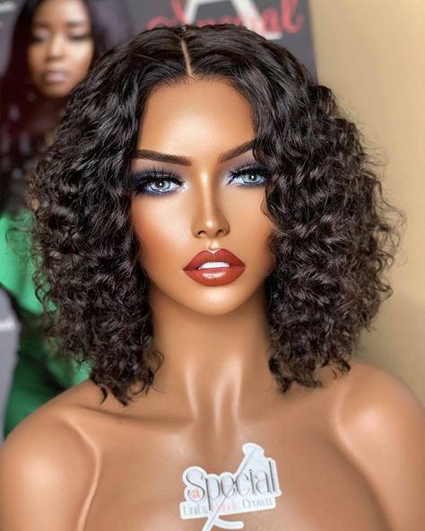 Short Curly Weave Hairstyles Sew Ins, Short Curly Lace Front Wigs, Side Part Curly Wig Short, Short Curly Closure Wig, Short Curly Bob Lace Wig, Curly Bob Human Hair Wig, Short Curly Weave Hairstyles, All Back Hairstyle, Short Curly Weave