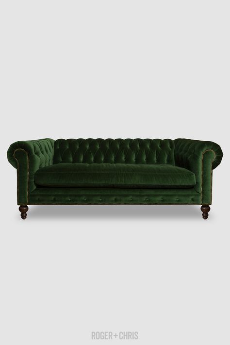 Futuristic Sofa, Green Velvet Couch, Green Chesterfield Sofa, Green Fabric Sofa, Chesterfield Couch, Velvet Chesterfield, Velvet Chesterfield Sofa, Emerald Velvet, Green Couch