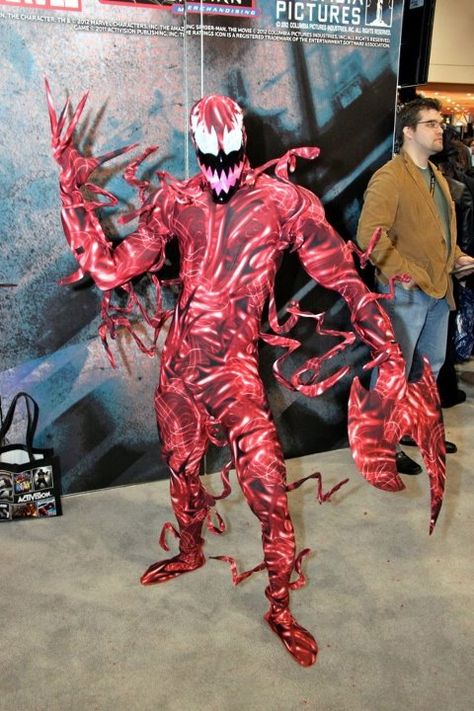 Carnage cosplay Top Cosplay, Epic Cosplay, Marvel Villains, Marvel Cosplay, Cosplay Diy, Cosplay Characters, Amazing Cosplay, Super Hero Costumes, Geek Culture