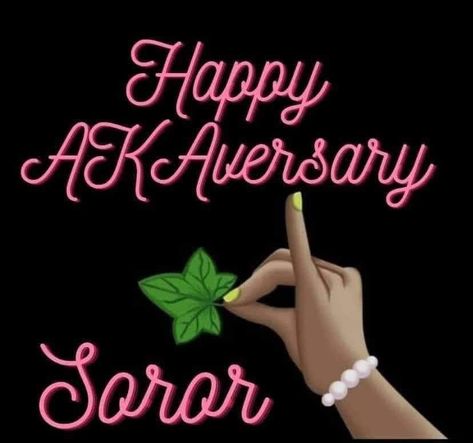 Happy Akaversary Soror, Happy Akaversary Alpha Kappa Alpha, Akaversary Alpha Kappa Alpha, Happy Akaversary, Aka Anniversary, Aka Sisterhood, Aka Nails, Aka Pearls, Alpha Kappa Alpha Founders