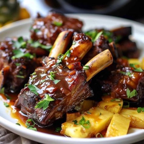 Slow Cooker Hawaiian Ribs – Tasty Recipes Hawaiian Ribs, Slow Cooker Pork Ribs, Crockpot Ribs, Homemade Egg Noodles, Baked Ribs, Lazy Afternoon, Back Ribs, Baby Back Ribs, Spare Ribs