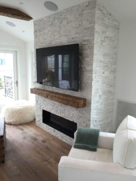 Arctic White Stacked Stone Ledger | Natural Stone US Splitface Stone, White Stacked Stone, Ledger Stone Fireplace, Stone Fireplace Ideas, White Stone Fireplaces, Fireplace Accent Walls, Stacked Stone Panels, Fireplace Facing, Stone Veneer Panels