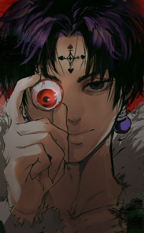 Chrollo Icon, Chrollo Fanart, Chrollo Pfp, Hunter X Hunter Chrollo, Hxh Pfp, Chrollo Lucilfer, Pfp Manga, Arte Indie, Manga Pfp