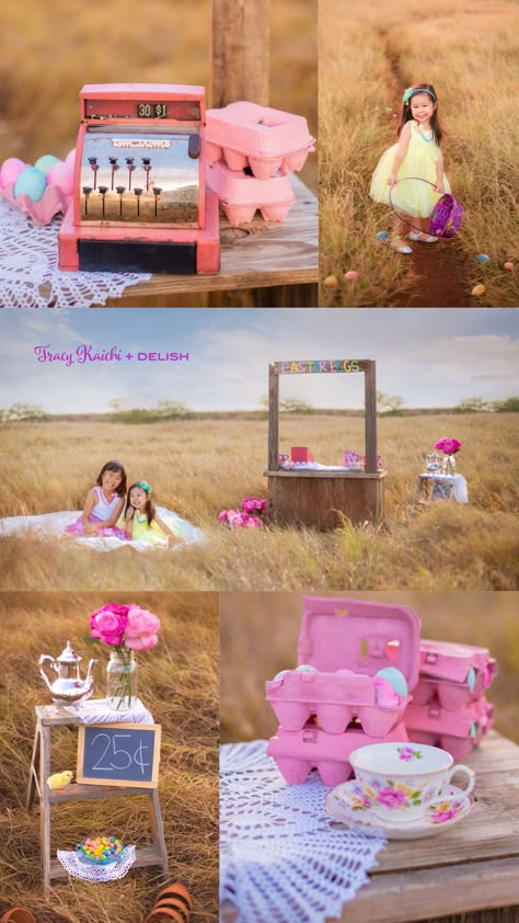 Easter Stylized Session | located in Honolulu, Hawaii | Children's Photography | Tracy Kaichi + Delish Easter Photo Ideas, Grandkids Pictures, Easter Baby Photos, Easter Portraits, Spring Minis, Easter Mini Session, Photo Props Diy, Easter Photoshoot, Easter Photography