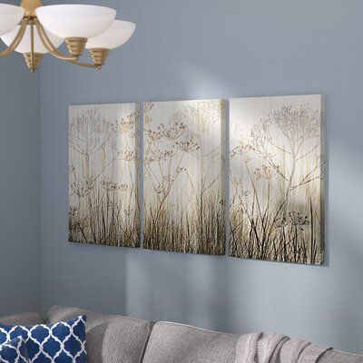 Three Piece Wall Art, Orchids Painting, Bedroom Cozy, Mural Ideas, Decoration Styles, Master Decor, 3 Piece Wall Art, Design Minimalist, Farmhouse Wall Art