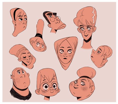 ArtStation - Shape challenge, Justine Cunha Shape Character Design, Character Design Shapes, Characters Sketch, Red Characters, Illustration Fantasy, Cartoon Drawing Tutorial, Character Design Sketches, Long Time No See, Basic Drawing