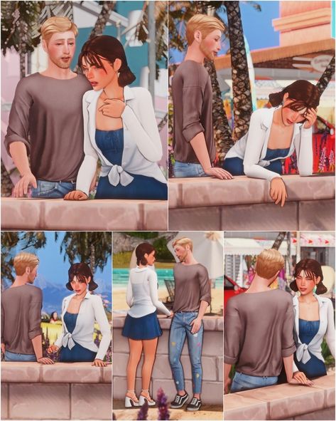 ✨You & Me - Pose Pack✨ | Patreon Sims 4 Piano Poses, Sims 4 Custom Content, Friends Poses, Couple Posing, Sims 4, You And I